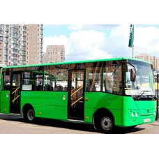 Заміна передньої кришки двигуна в автобусі Ataman